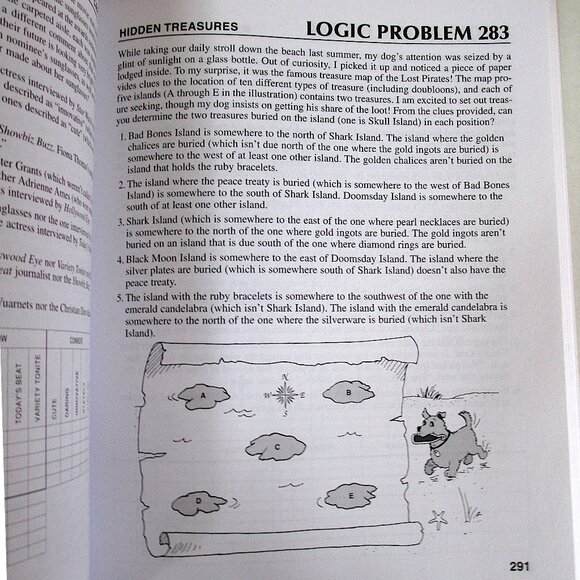 Book: Ultimate Grab A Pencil Book of Logic Problems - Picture 2 of 6